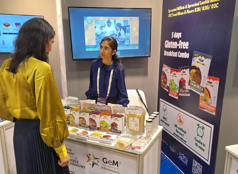 showcasing at an exhibition
