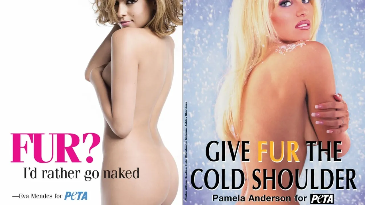 I'd Rather Go Naked Than Wear Fur campaign