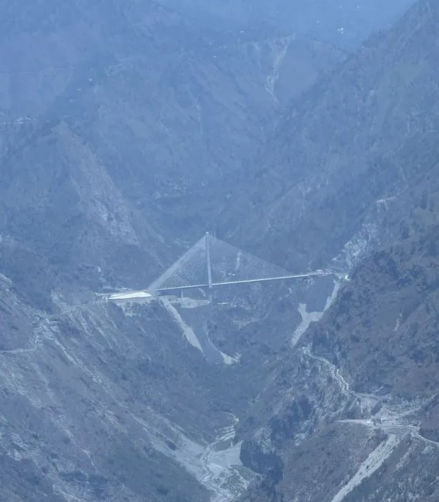 chenab bridge   n