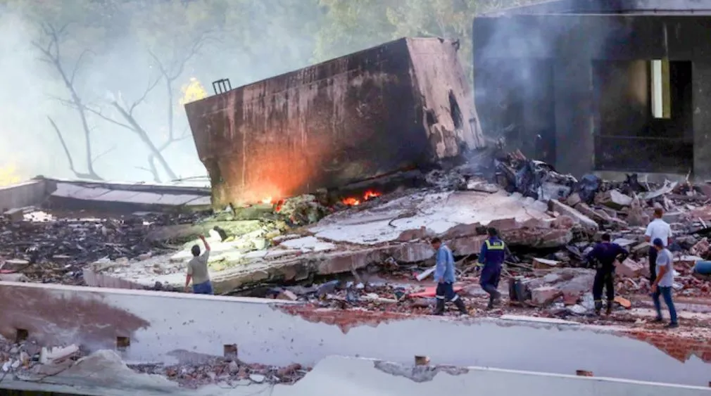 ahmedabad plane crash area