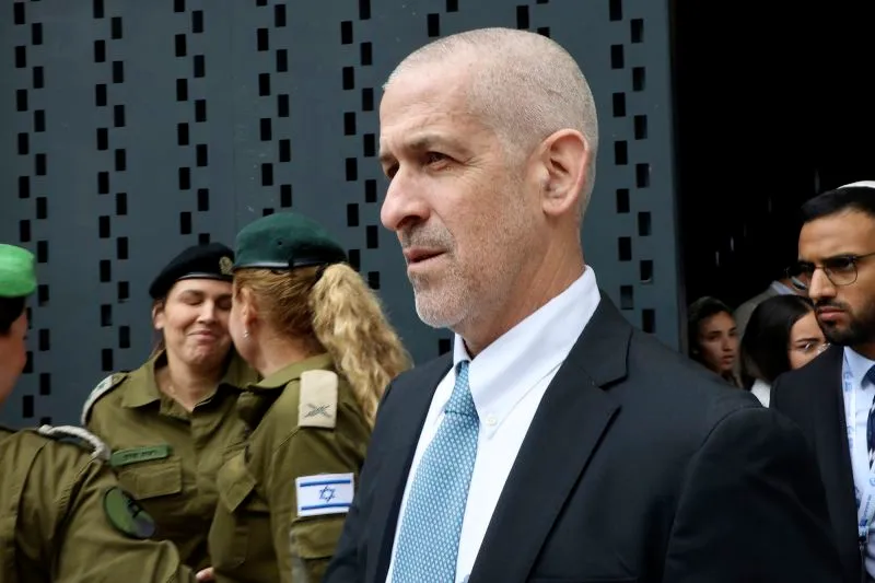 File image of Ronen Bar, chief of Israel's domestic Shin Bet security agency, at a ceremony marking Memorial Day for fallen soldiers of Israel's wars and victims of attacks at Jerusalem's Mount Herzl military cemetery, May 13, 2024.