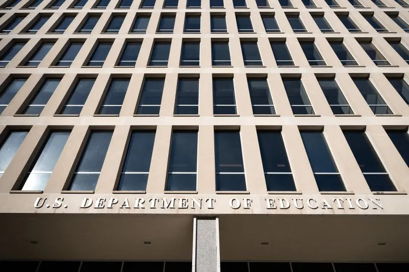 The US Department of Education building is seen in Washington, DC, February 13, 2025.