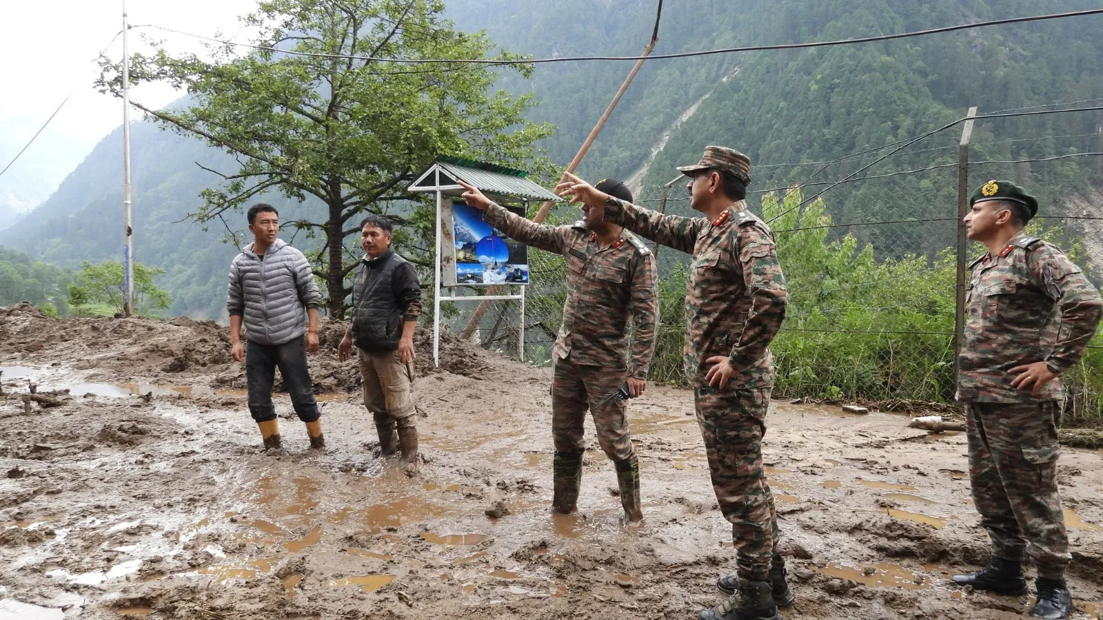 Heavy rain triggers landslide in Sikkim 
