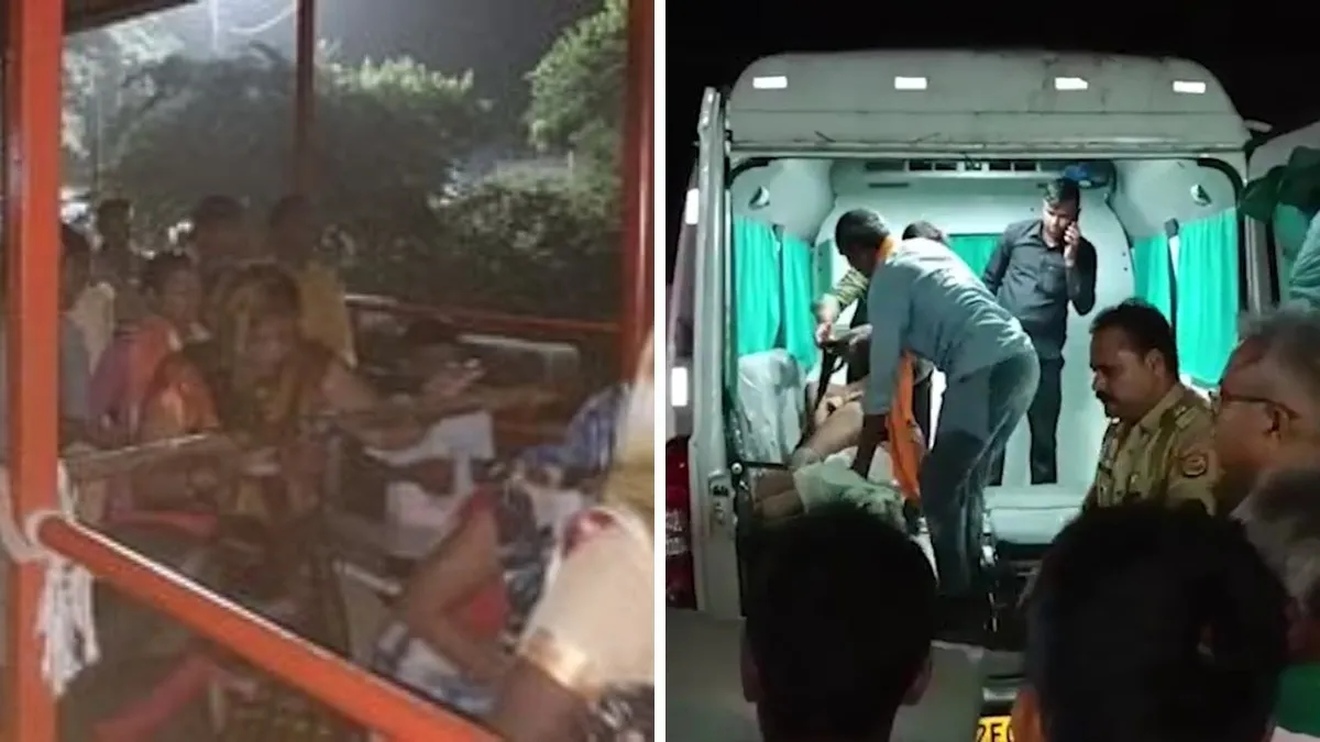 The tragic incident occurred around 3 am when a large crowd of devotees had assembled at the temple in Haidergarh for the jalabhishek ritual.