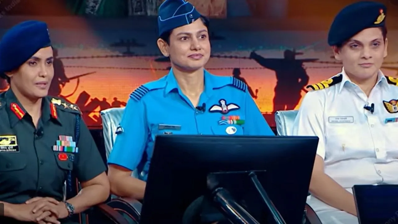 Officers Sofiya Qureshi, Vyomika Singh