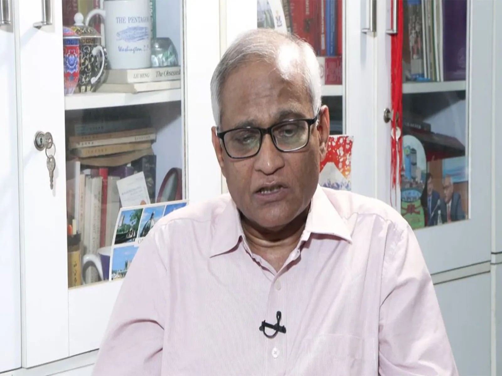 Professor Srikanth Kondapalli, Chinese Studies expert at JNU (Photo/ANI)