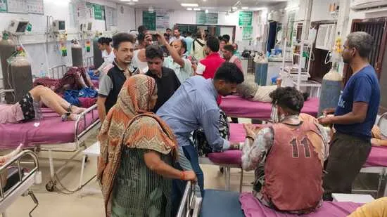 Rescue teams from the fire department and police rushed the injured to civil hospitals across Adampur, Hoshiarpur and Jalandhar.