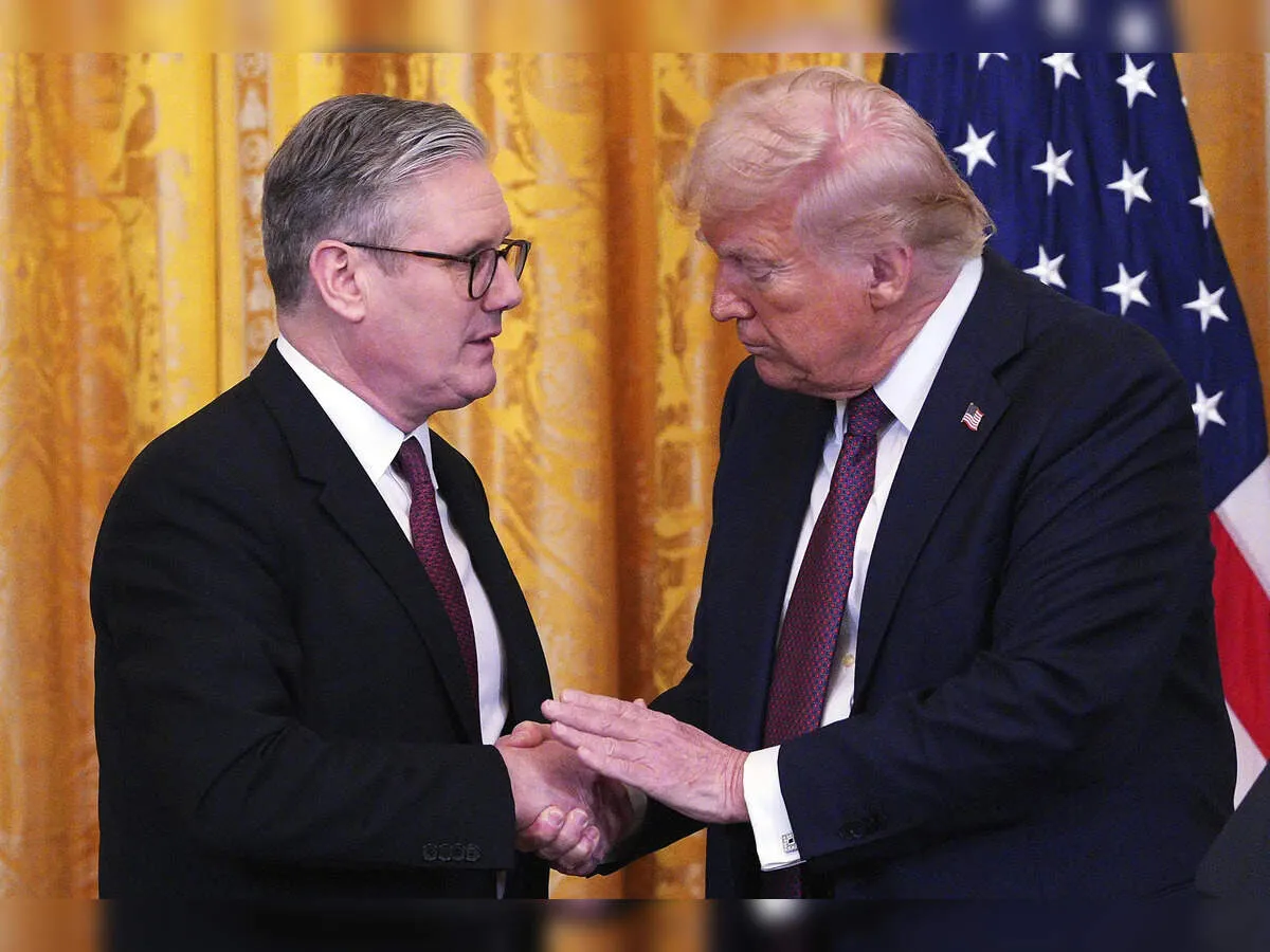 Trump announces a trade deal with UK, making it US' first bilateral  agreement after slapping tariffs - The Economic Times