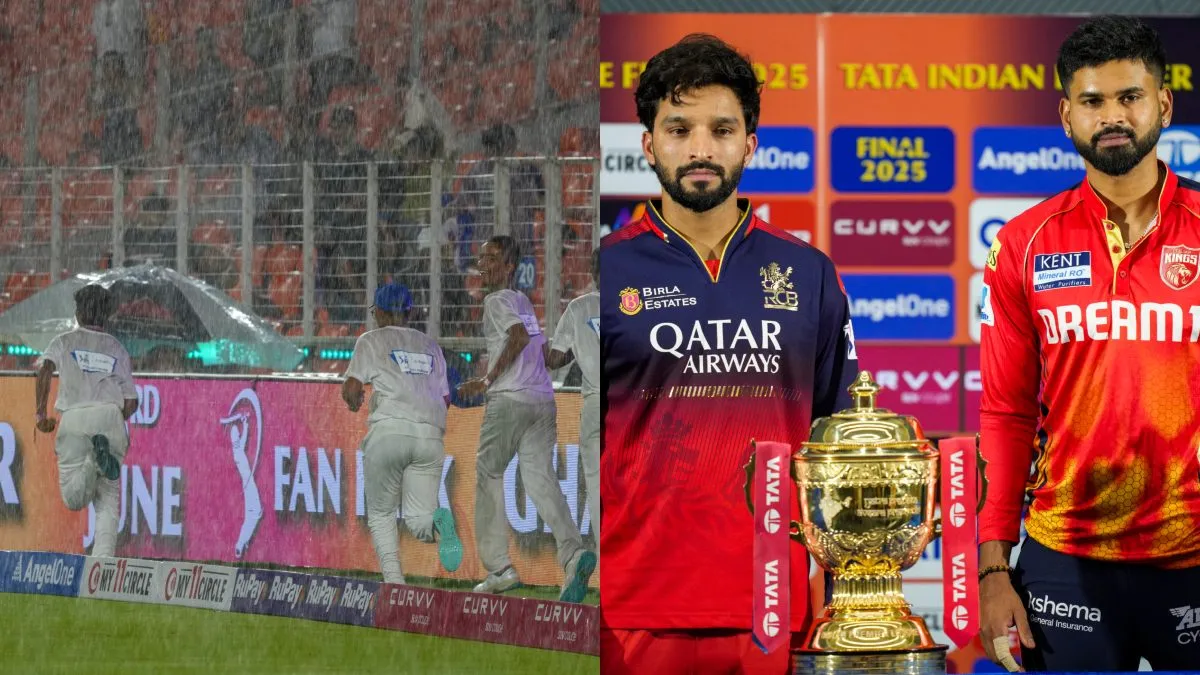 Ahmedabad Weather LIVE Updates, RCB vs PBKS IPL 2025 Final: Rain begins in Ahmedabad, threatens to delay the toss