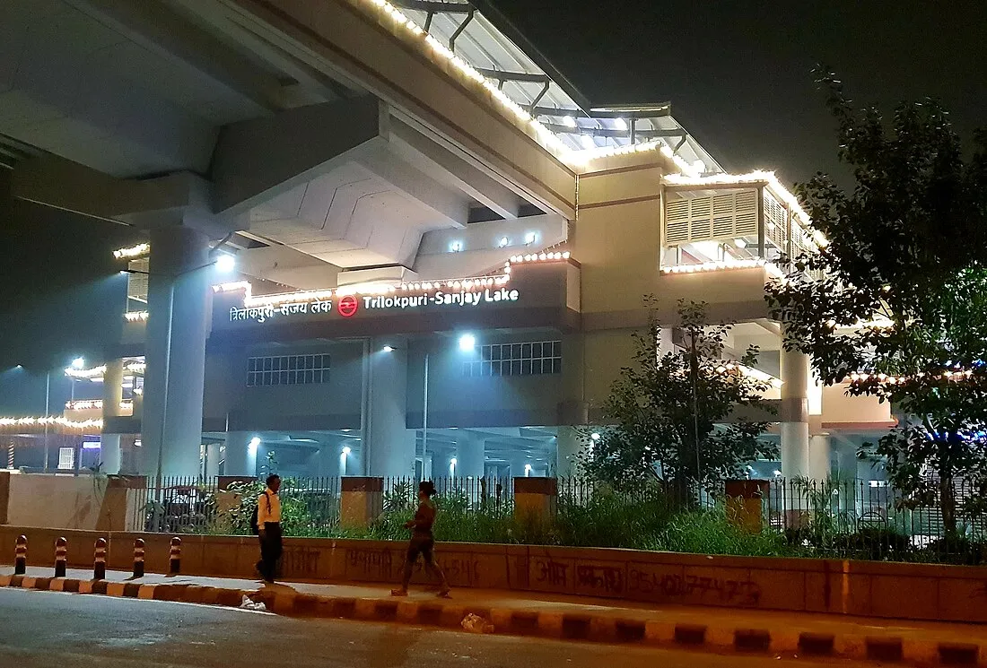 Trilokpuri Sanjay Lake metro station - Wikiwand