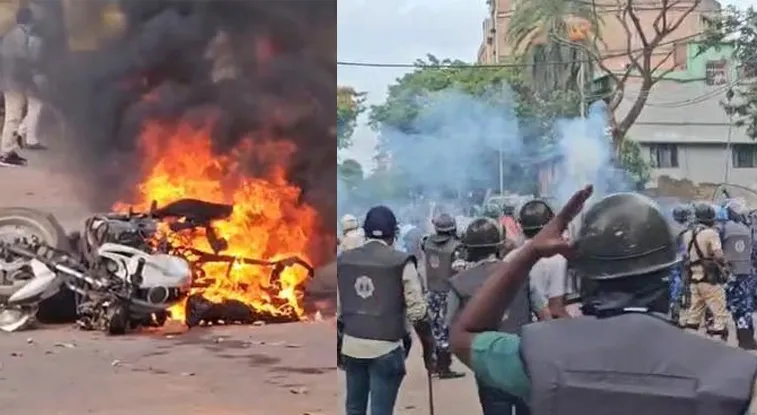 Violence erupts in Maheshtala in WB after Hindus prevent encroachment of  temple land - Temple vandalised