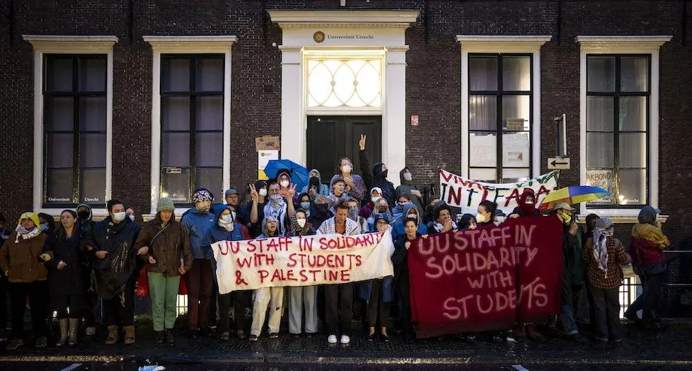 Riot police end Utrecht University protest, Erasmus closes doors ...