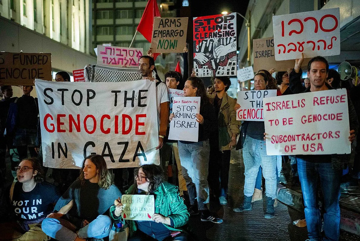 What is the duty of the Israeli left in a time of genocide?