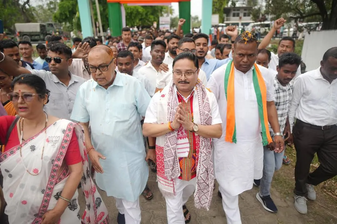 ৰঙাপৰাৰ ঘোঁৰামাৰীত বিজেপিৰ বিজয় সংকল্প সমাৱেশ
