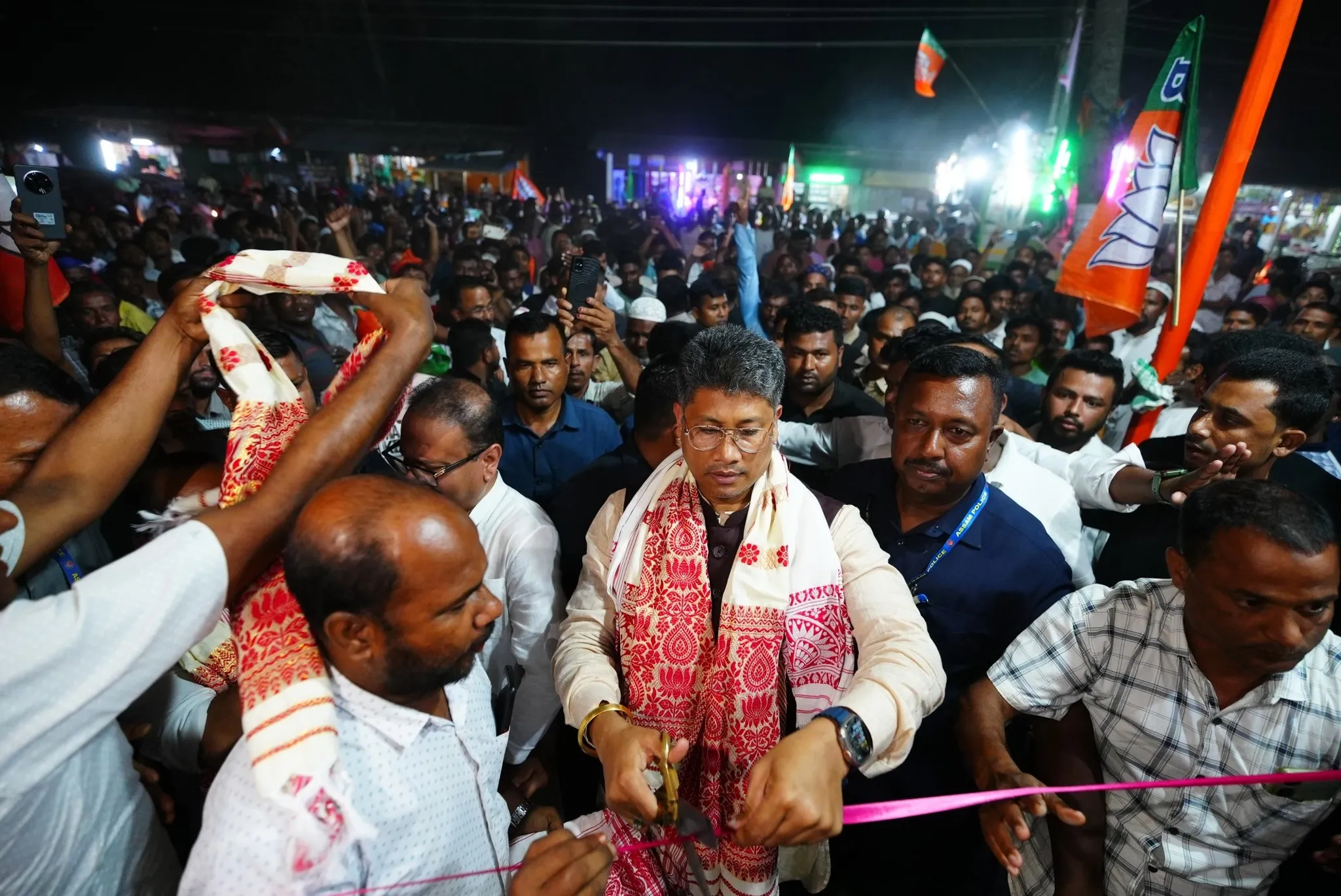 চামগুৰিৰ ছাইদৰীয়াত দ্বিতীয়খন সভাত দলীয় কাৰ্যালয় মুকলি