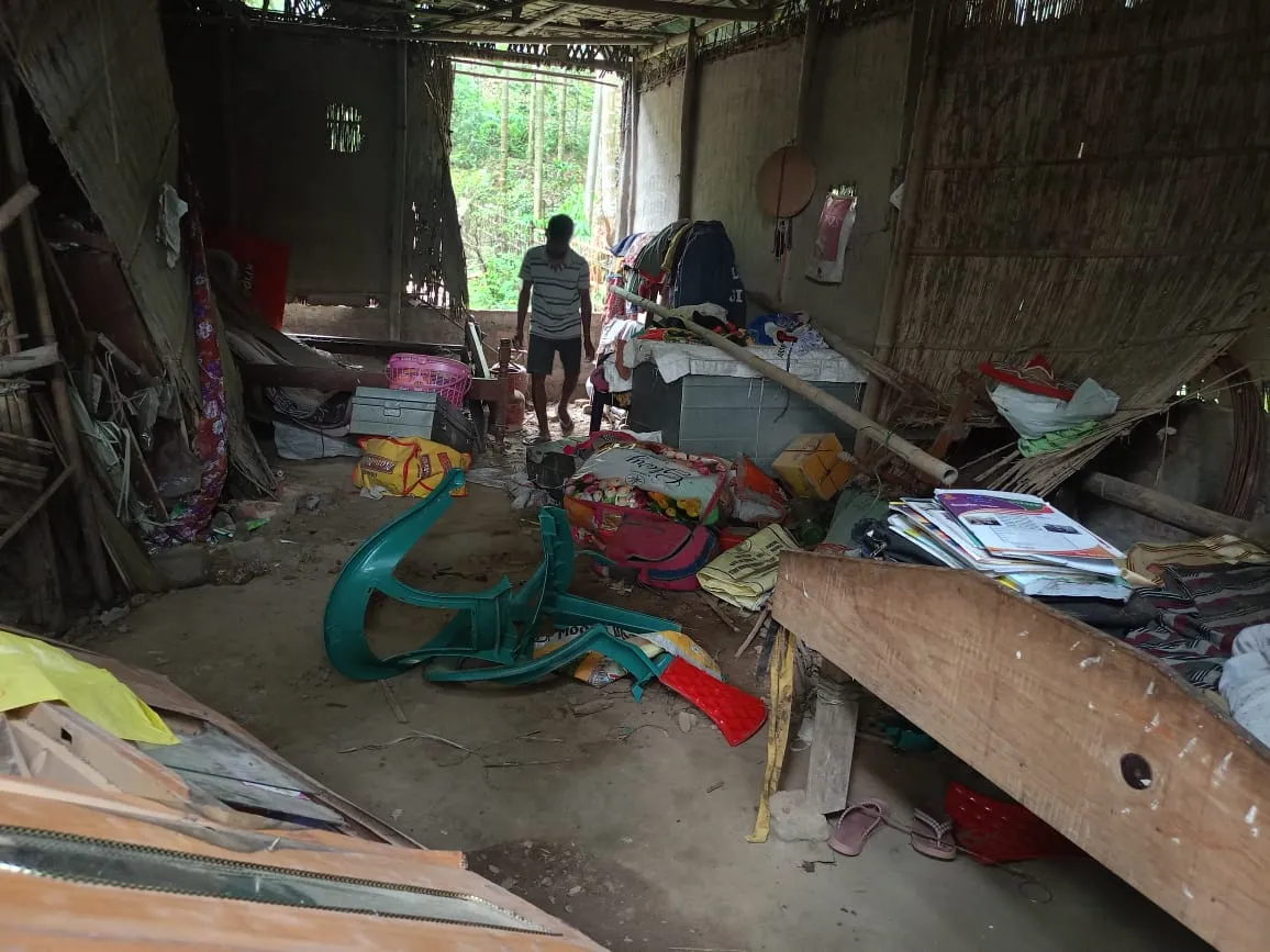 ৰাইজৰ নিদ্ৰা হৰণ কৰিছে বন্যহস্তীয়ে