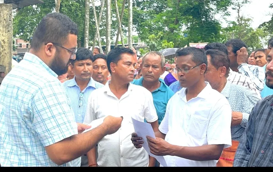 বিজেপিৰ কৰ্মীক সকিয়নী কৃষক মুক্তিৰ