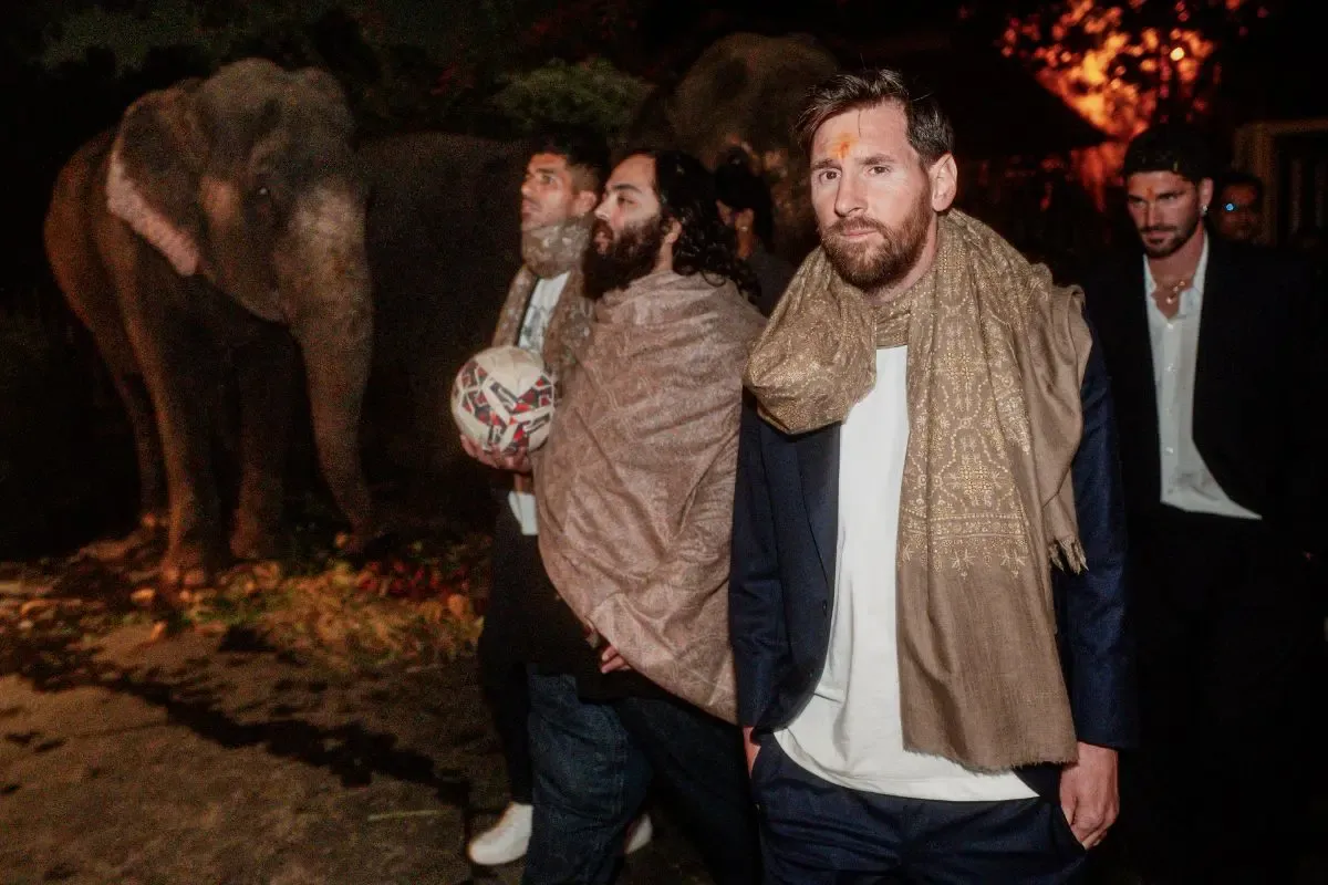 Inside Messi's Vantara visit: Prayers, conservation tour and a lion cub  named after him