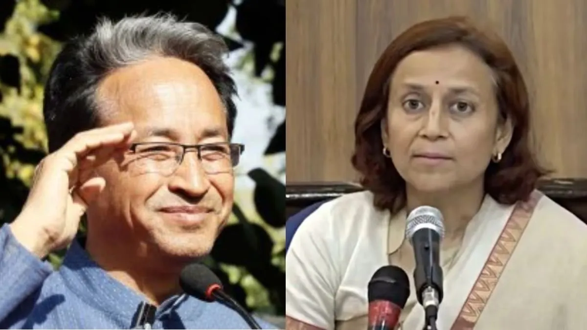 Sonam Wangchuk wife writes to President State and agencies hounding us have  under surveillance - सोनम वांगचुक की पत्नी ने राष्ट्रपति मुर्मू को लिखा  पत्र, केंद्र और जांच एजेंसियों पर ...