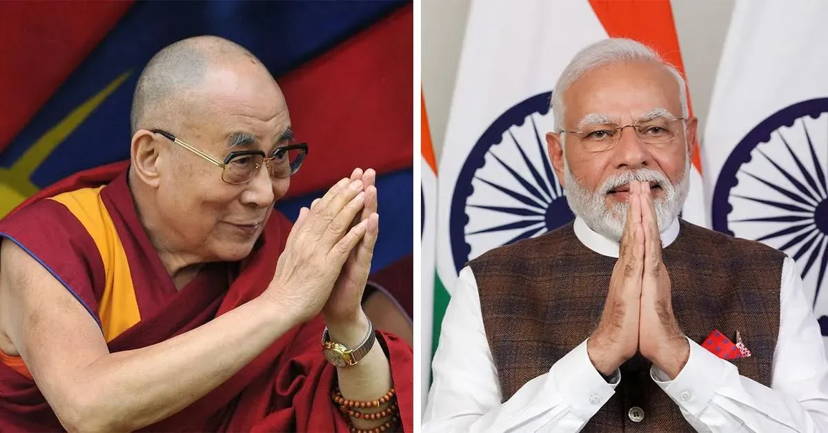 Dalai Lama and PM Modi