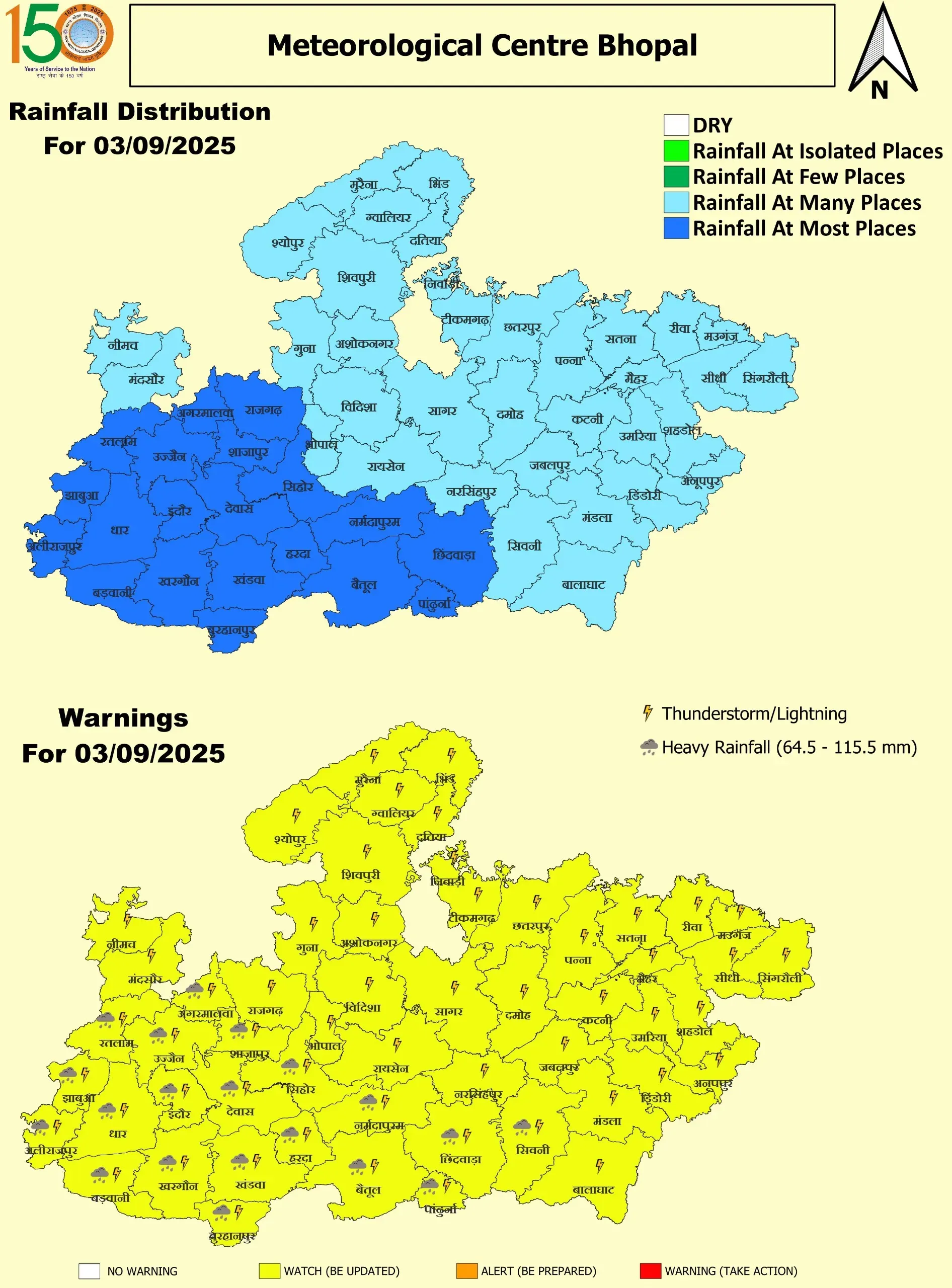 3 september 2025 MP Map