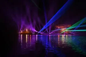 Jabalpur Gaurighat Fire Laser Show