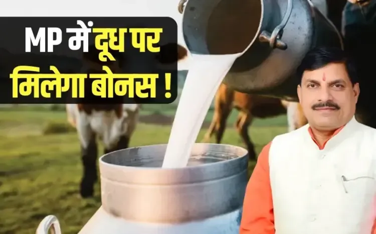 Bonus On Milk MP CM Mohan Yadav announcement for farmers