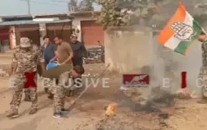 CG Congress Protest Sukma