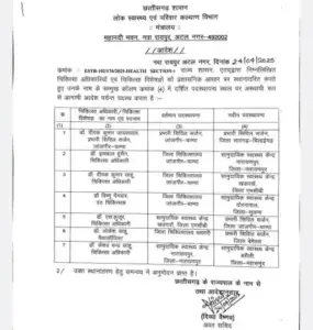 CG Doctor Transfer List 2025