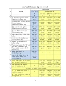 CG Election Schedule