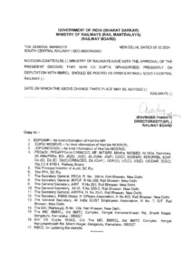 CG Raipur Bilaspur DRM Transfer List