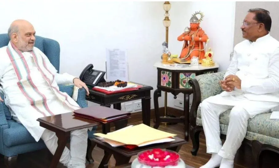 CM Sai Meets Amit Shah