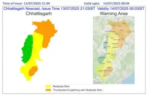 Chhattisgarh Nowcast 13 July