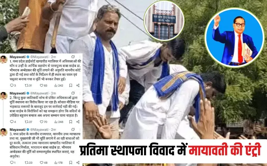 Gwalior Ambedkar Statue Controversy