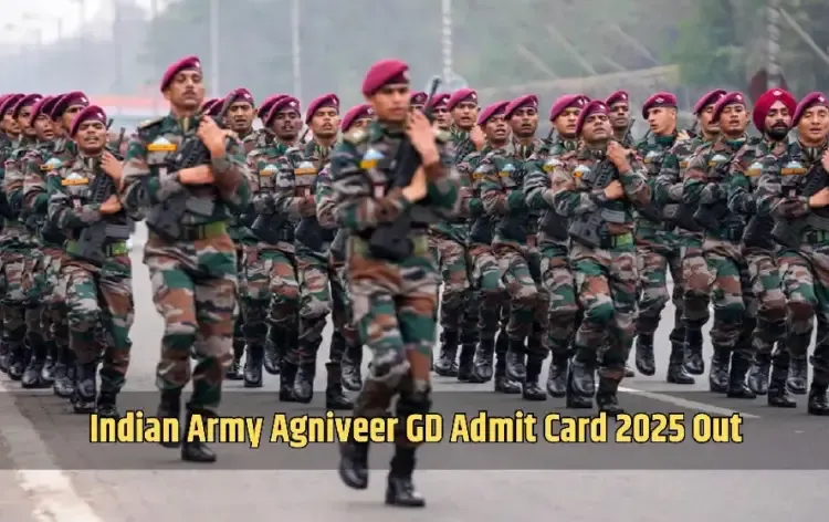 Indian Army Agniveer GD Admit Card 2025