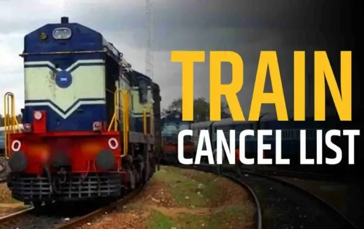 Indian Railways August September 2025 Train Cancelled list hindi news zxc