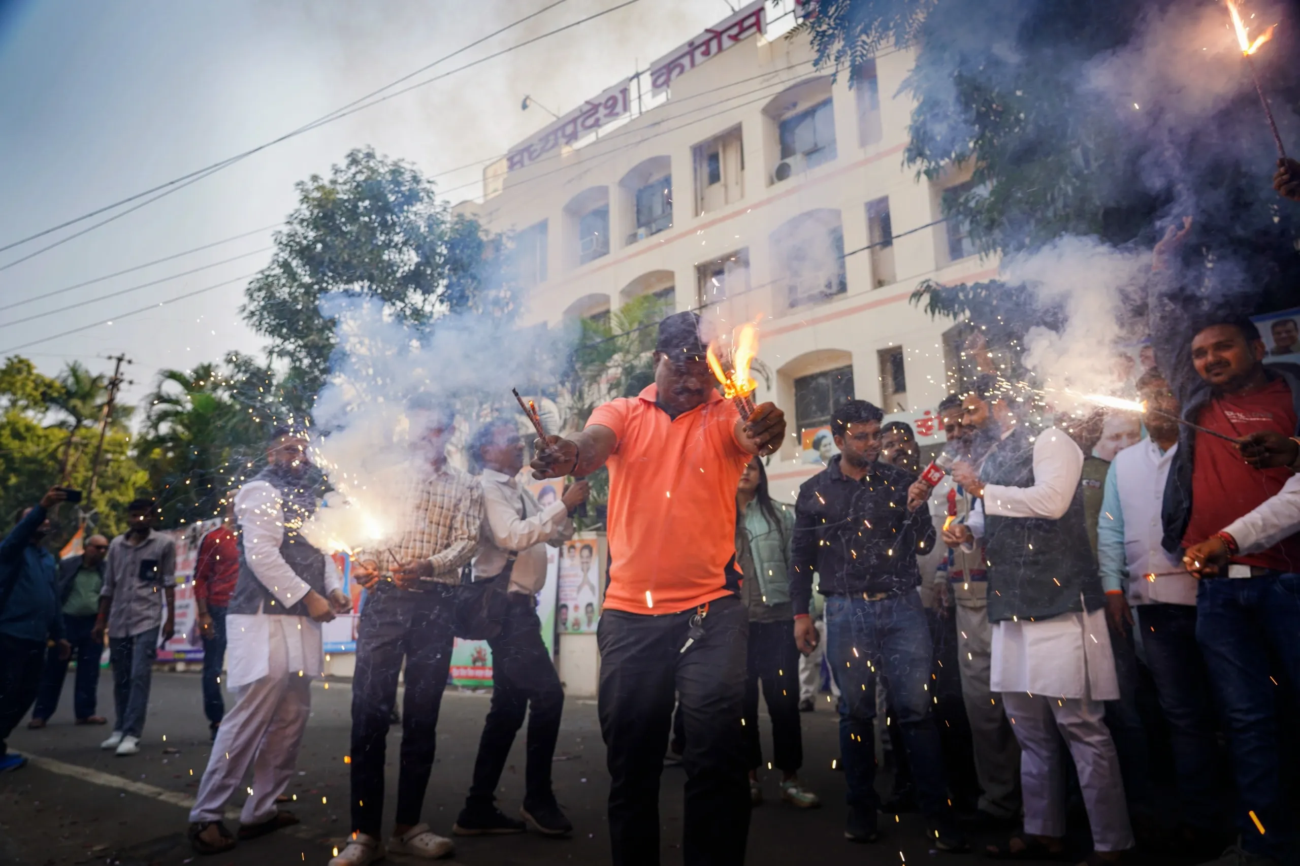 MP-Vijaypur-by-election-Congress-Office-Bhopal