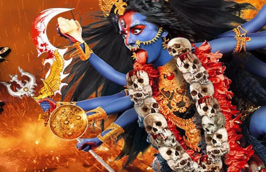 Maa Durga Kali Maai ke Roop me