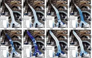 Uttarakhand Niti Valley Glacier Size
