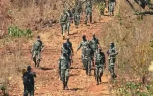 Police force camp in Naxalite villages