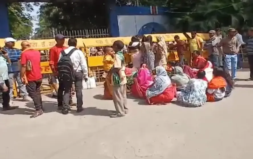 Protest Against SECL CG