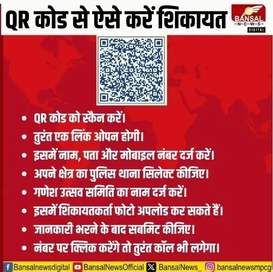 QR Code Complaint Burhanpur Police