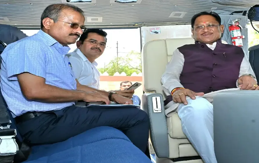 Sushasan Tihar CM Sai Visit Sakti