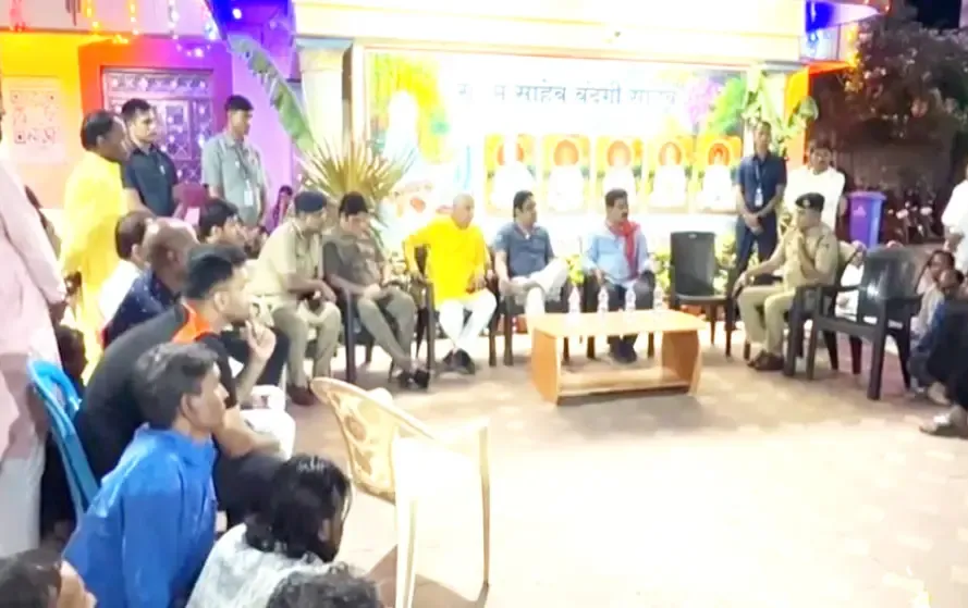 Vijay Sharma reached Kabir Panth Ashram Damakheda