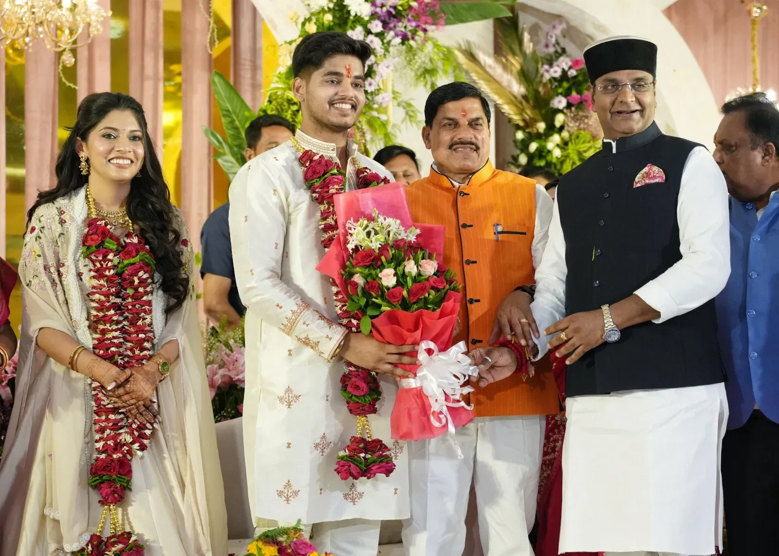 CM Mohan Yadav Son Engagement