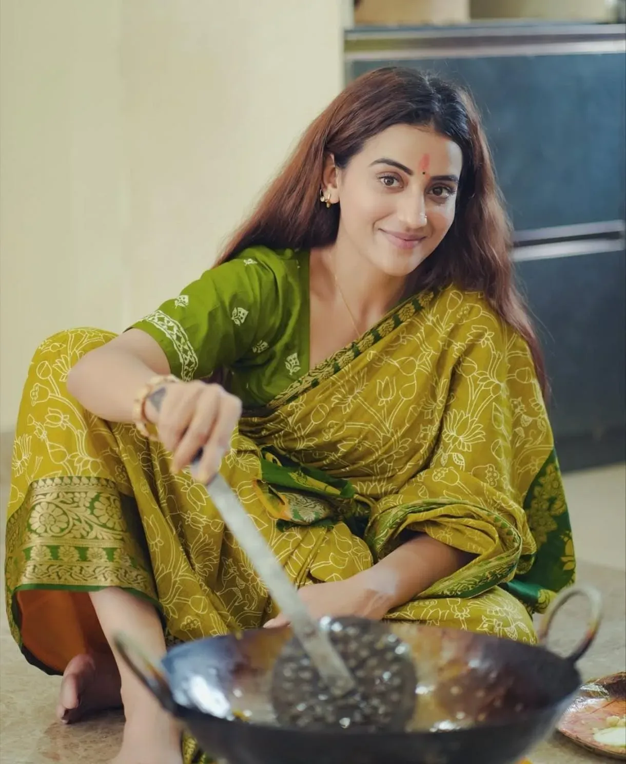 खुद पकाया नहाय-खाय का भोजन