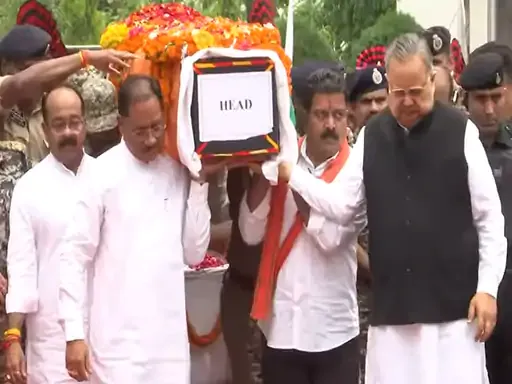 CM Sai gave tribute to Martyr Akash Rao