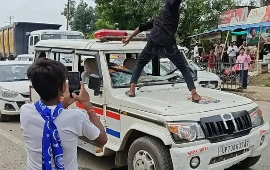 Prayajraj Bhim Army Protest