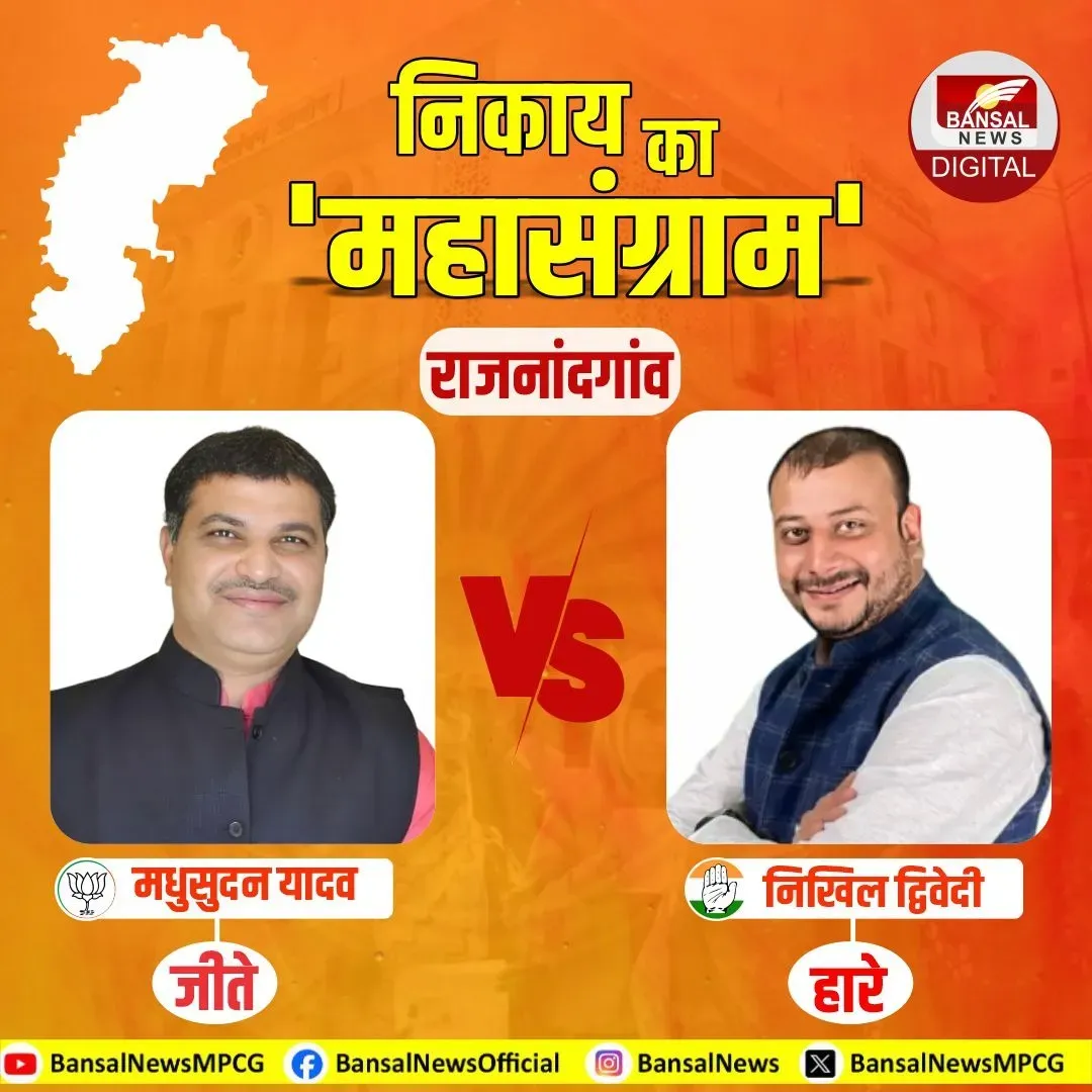 Rajnandgaon Nagariya Nikay Election Result Live