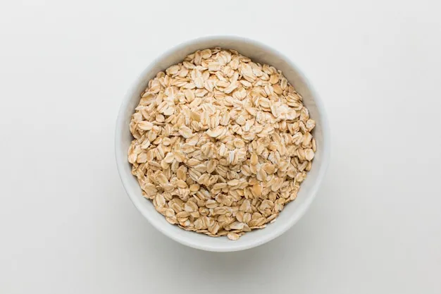 Free photo top view bowl of cereals